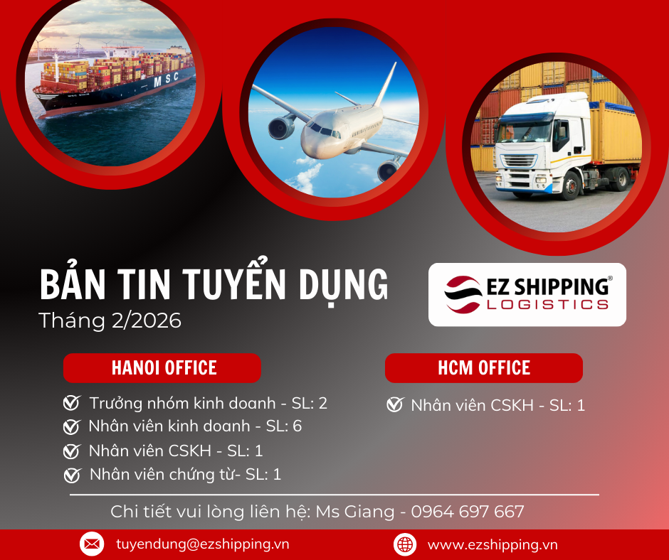 Tuyển dụng EZSHIPPING T2 2026