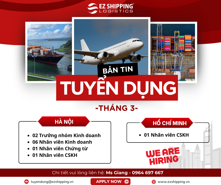Tuyển dụng EZSHIPPING T3 2026