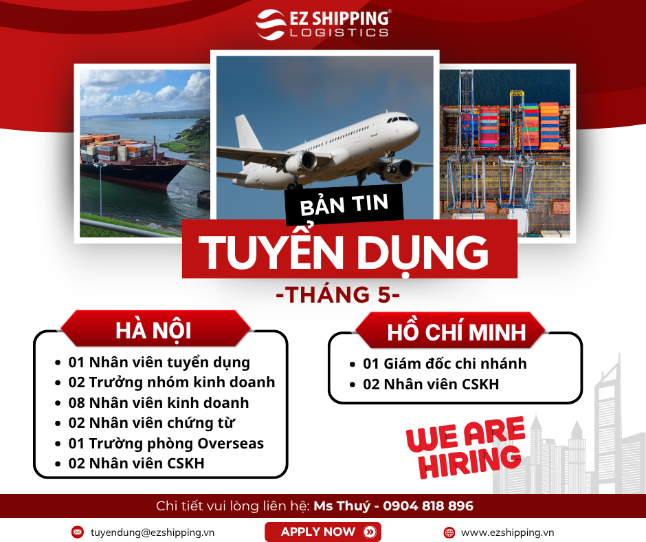 Tuyển dụng EZSHIPPING T5 2026