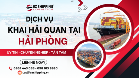 DỊCH VỤ KHAI HẢI QUAN TẠI HẢI PHÒNG