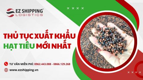 THỦ TỤC XUẤT KHẨU HẠT TIÊU MỚI NHẤT