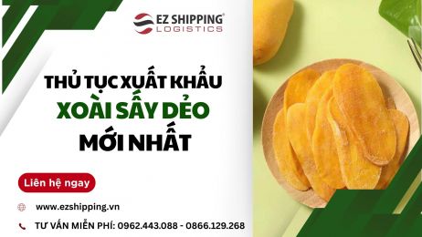 THỦ TỤC XUẤT KHẨU XOÀI SẤY DẺO MỚI NHẤT