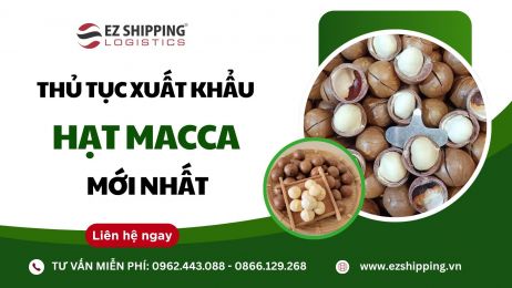 THỦ TỤC XUẤT KHẨU HẠT MACCA MỚI NHẤT