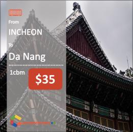 CƯỚC VẬN CHUYỂN & PHỤ PHÍ TỪ INCHEON ĐẾN ĐÀ NẴNG