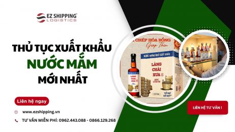 THỦ TỤC XUẤT KHẨU NƯỚC MẮM MỚI NHẤT