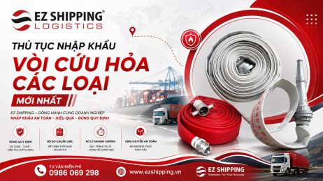THỦ TỤC NHẬP KHẨU VÒI CỨU HỎA CÁC LOẠI MỚI NHẤT