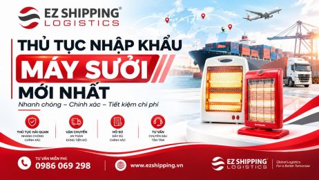 THỦ TỤC NHẬP KHẨU MÁY SƯỞI MỚI NHẤT