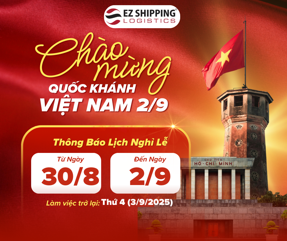 THÔNG BÁO NGHỈ LỄ QUỐC KHÁNH 2/9/2025