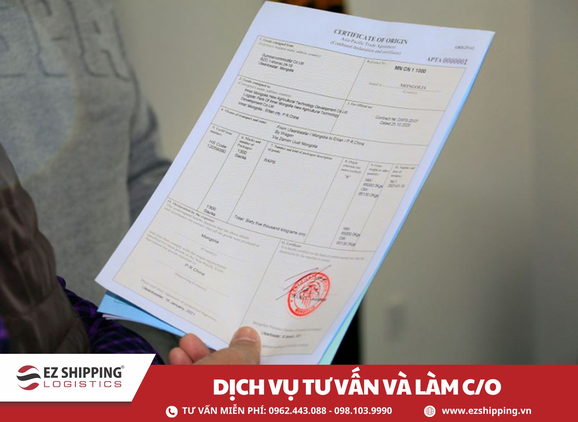 Xin cấp CO