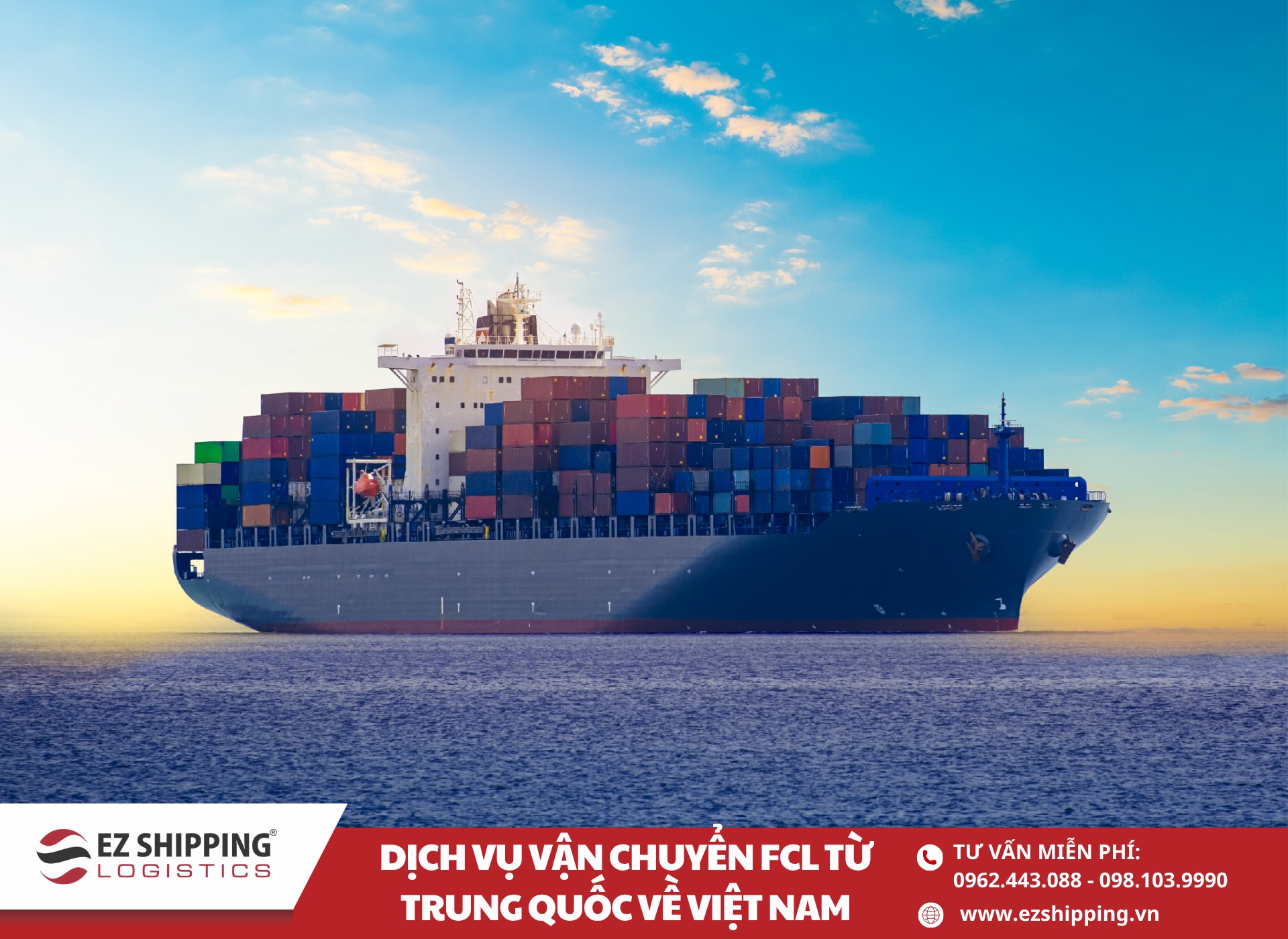 Dịch vụ vận chuyển FCL từ Trung Quốc về Việt Nam