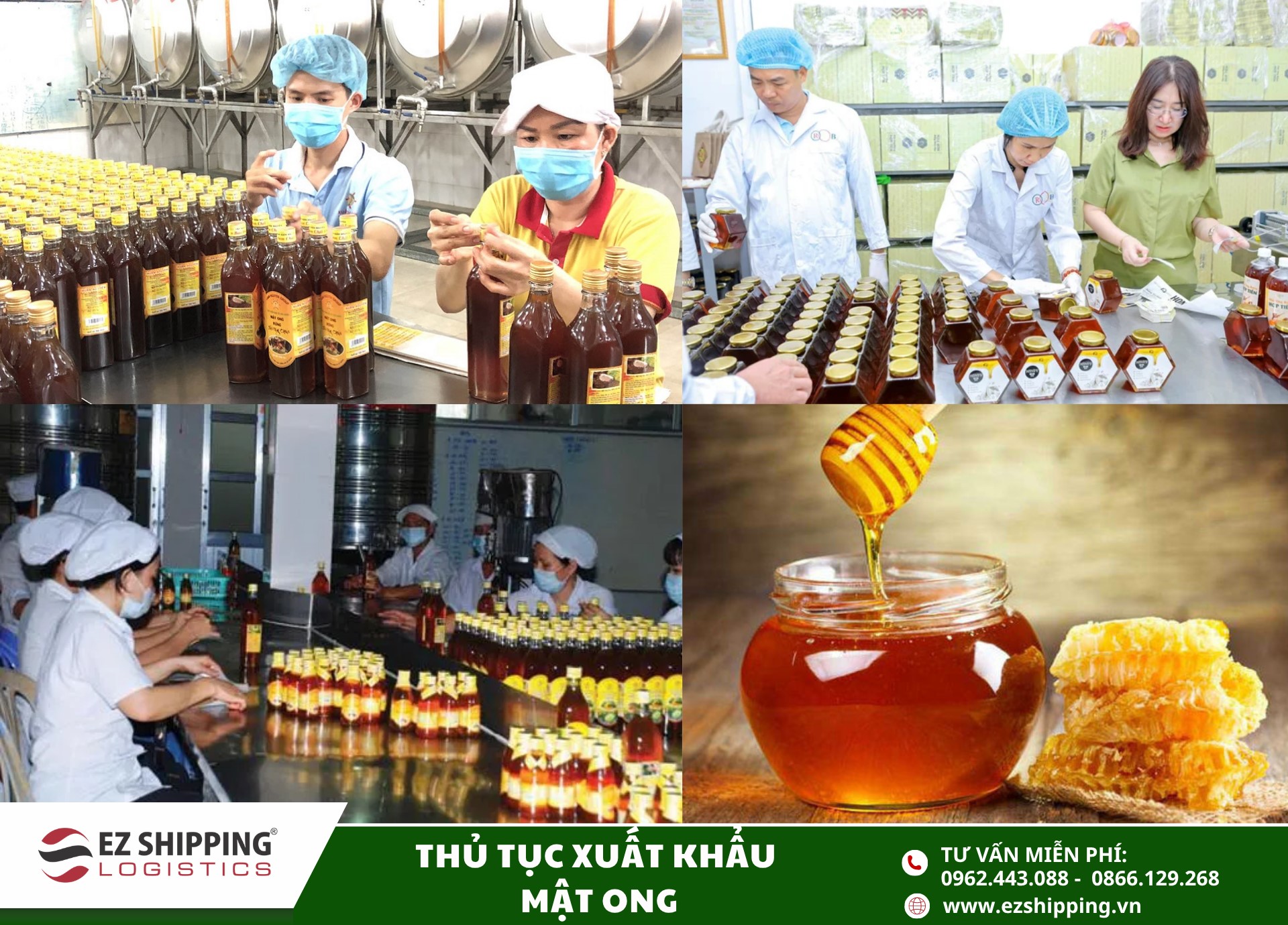 quy trình và chính sách xuất khẩu mật ong