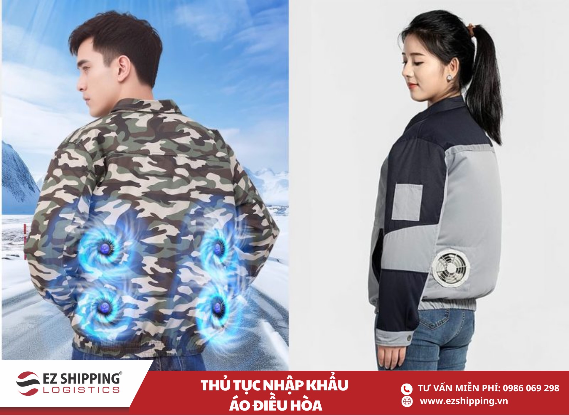 quy trình và chính sách nhập khẩu quạt điều hòa