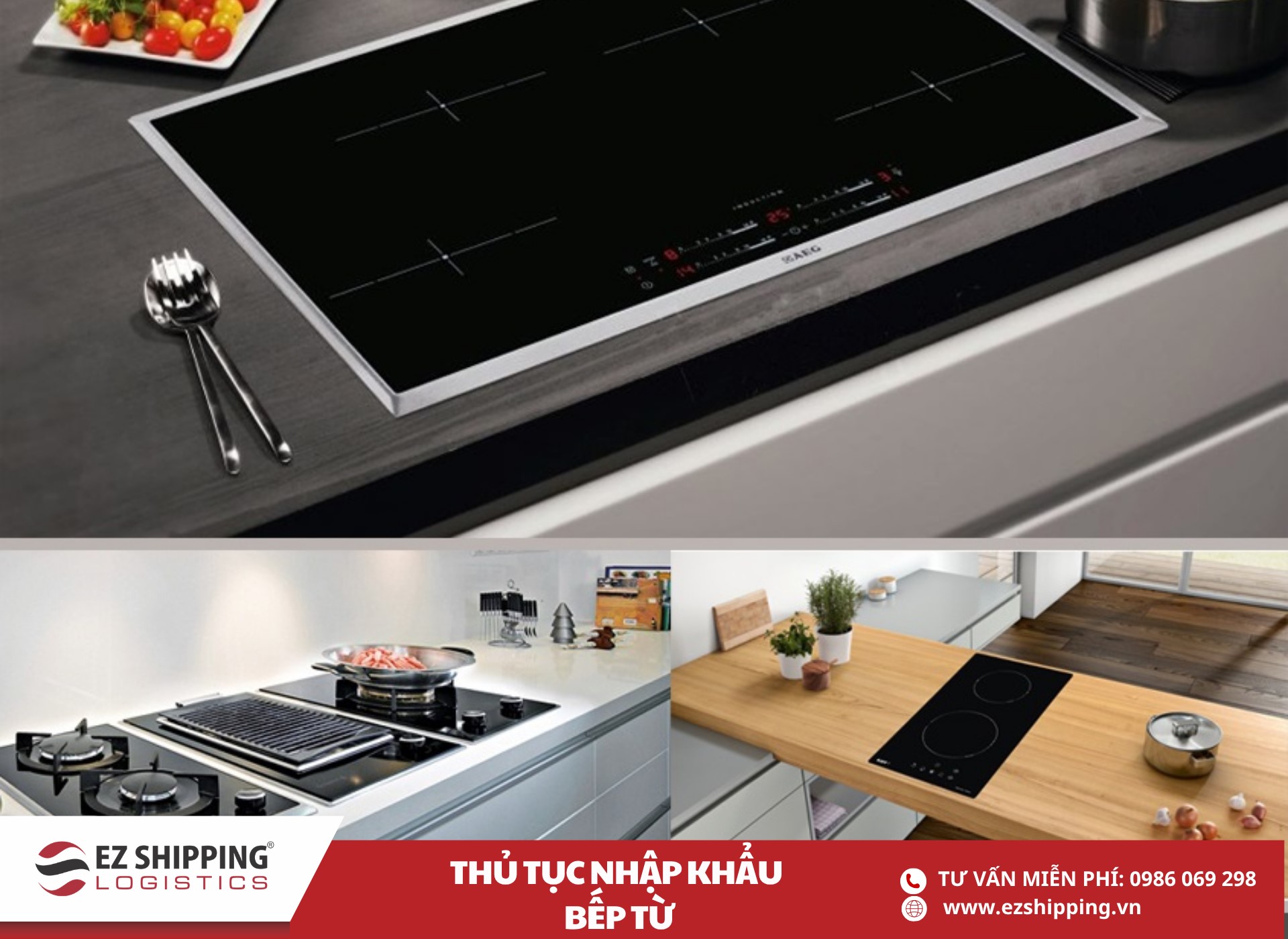 quy trình nhập khẩu bếp từ