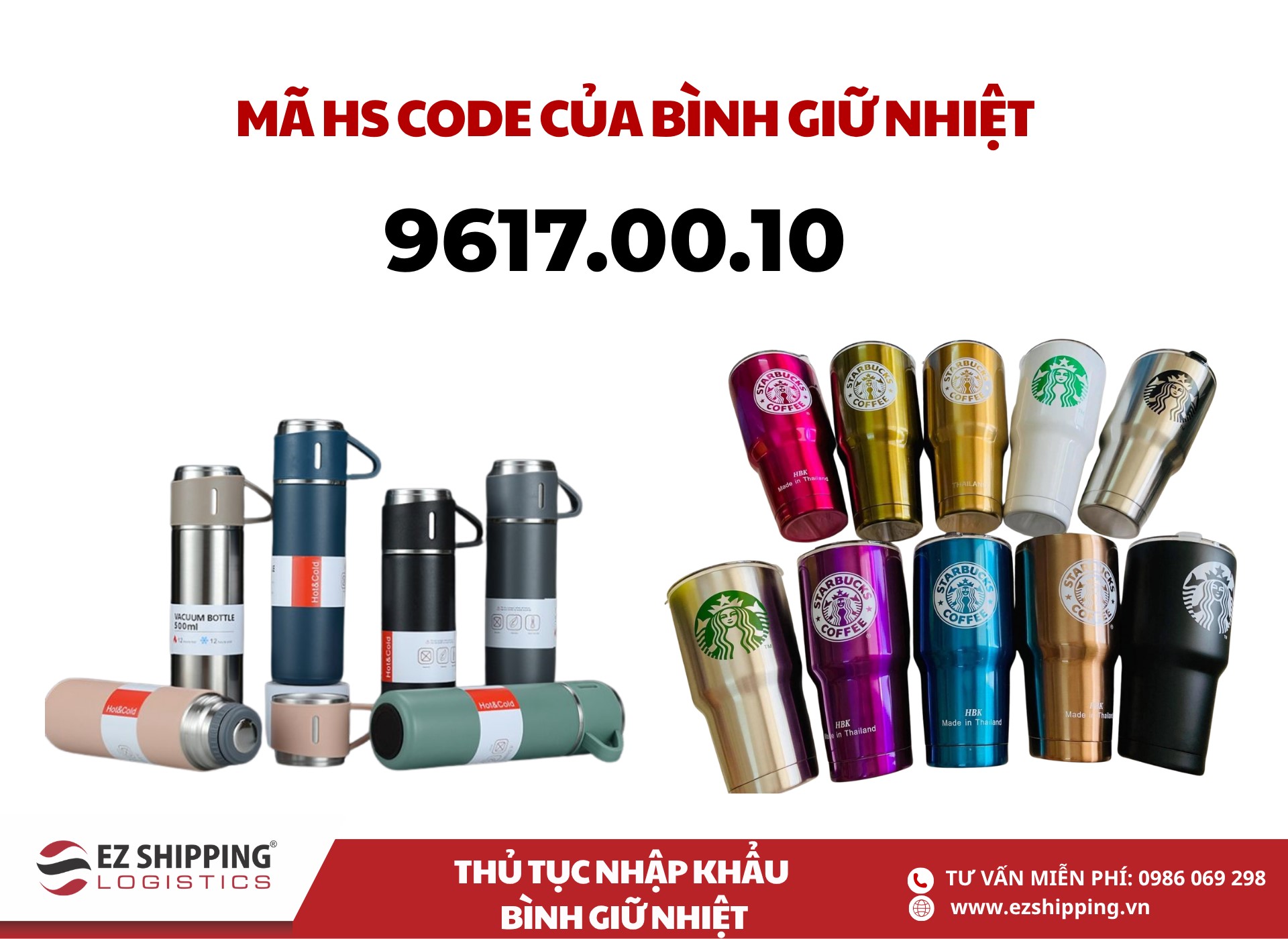 mã hs code của bình giữ nhiệt