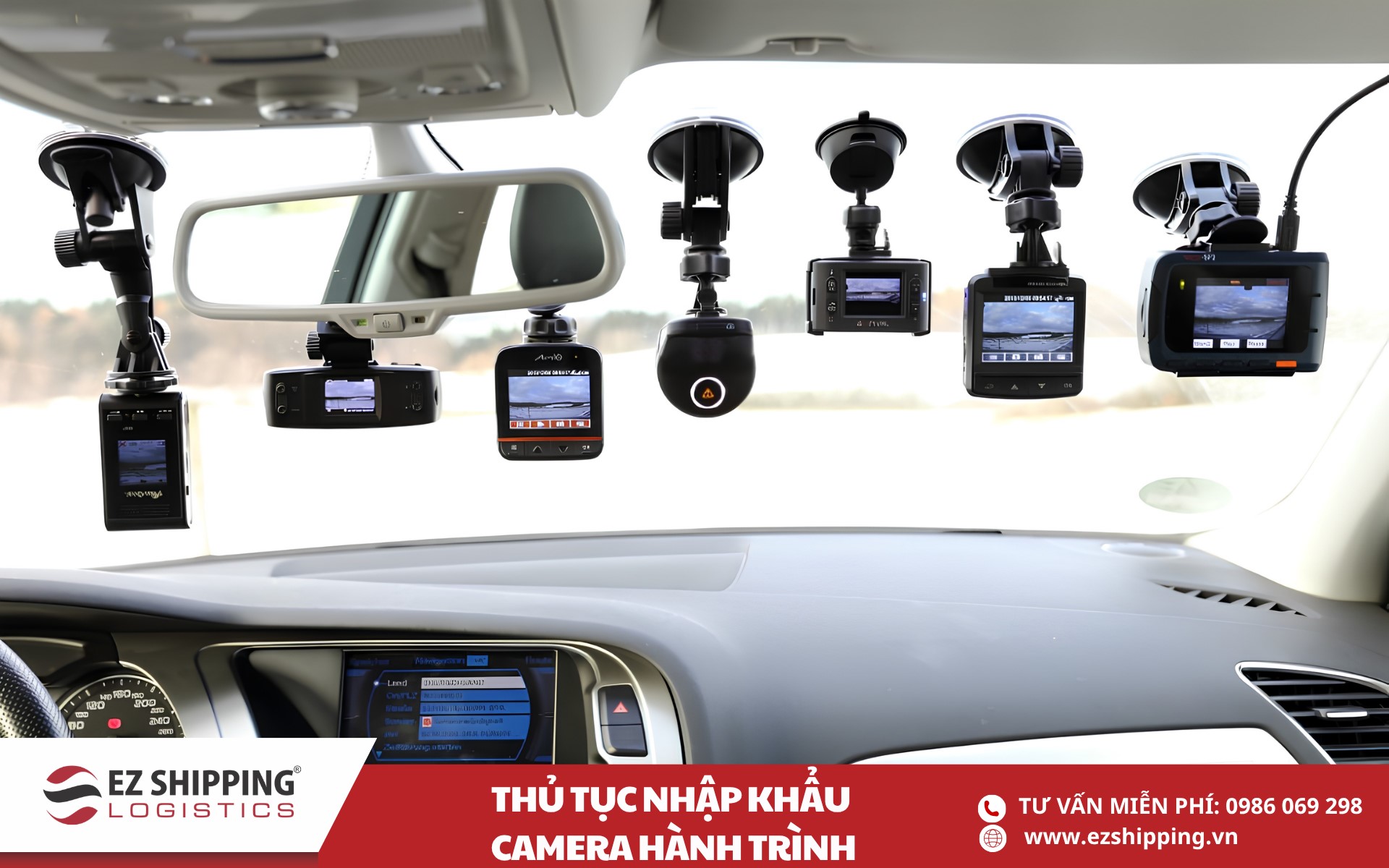 quy trình và chính sách nhập khẩu camera hành trình