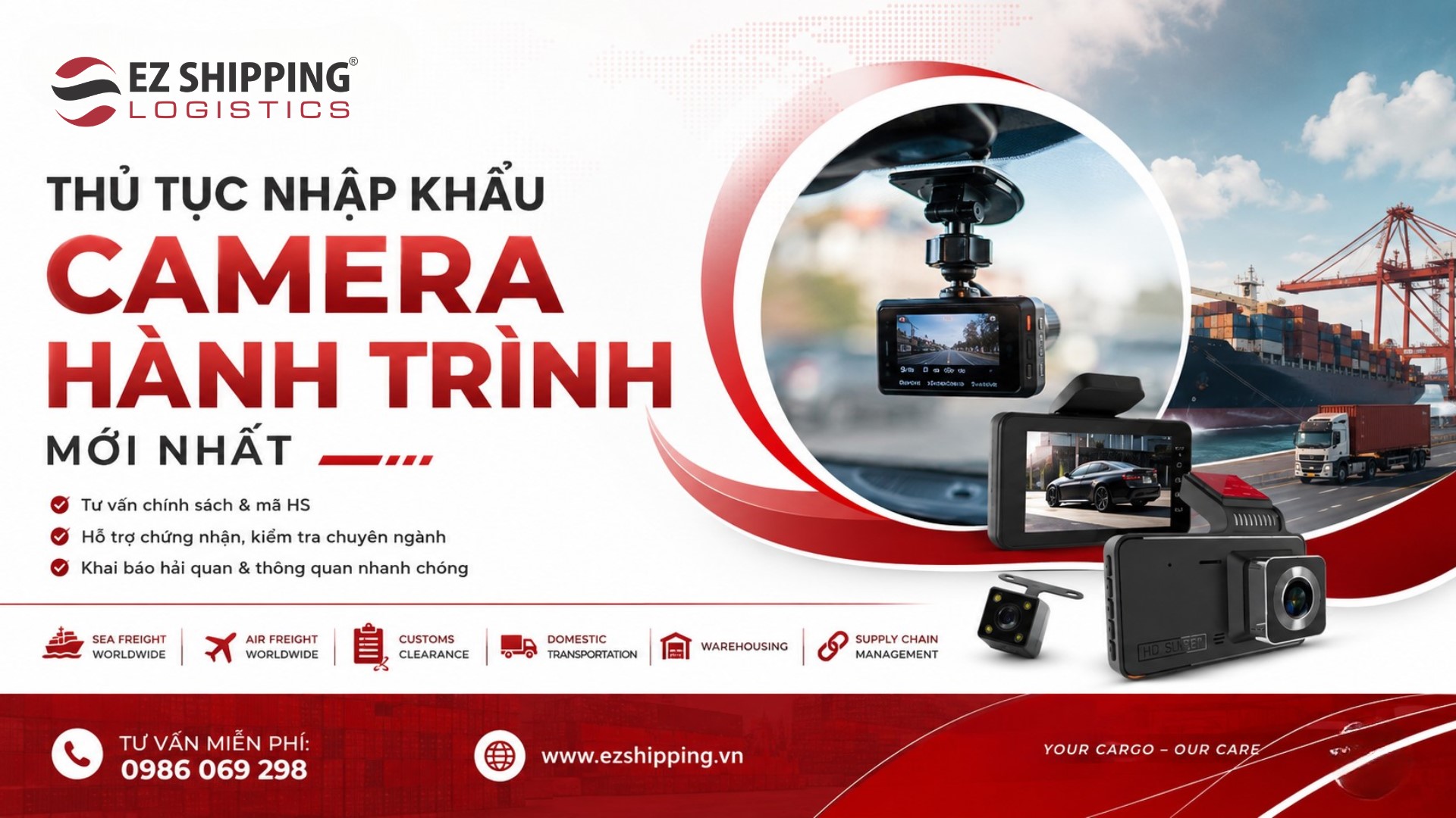 thủ tục nhập khẩu camera hành trình