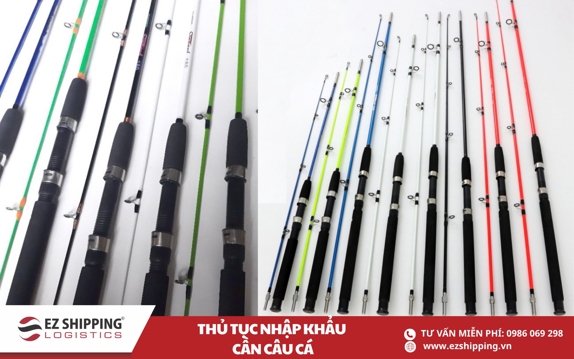 quy trình và chính sách nhập khẩu cần câu cá
