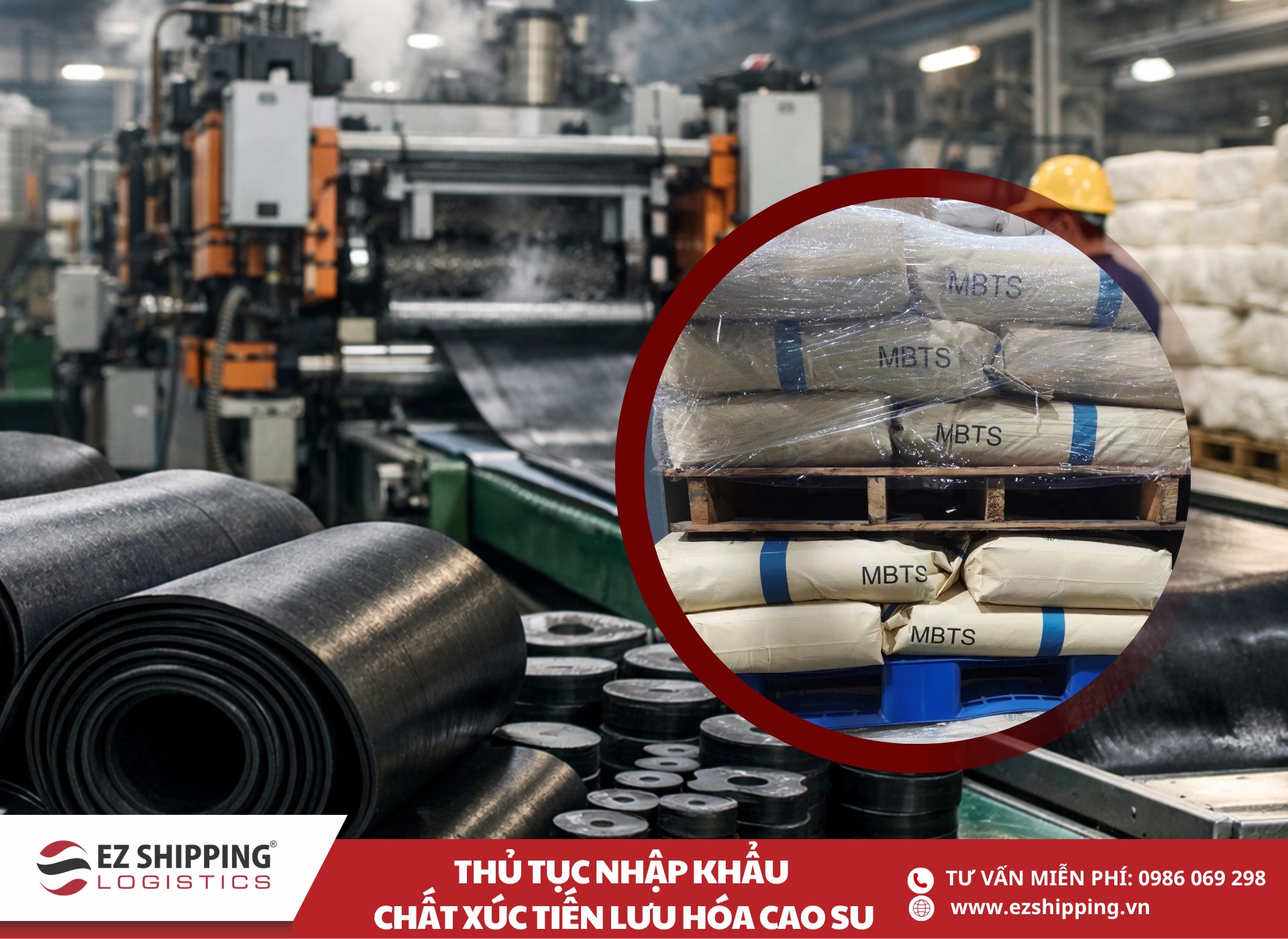 quy trình và chính sách nhập khẩu chất lưu hóa cao su