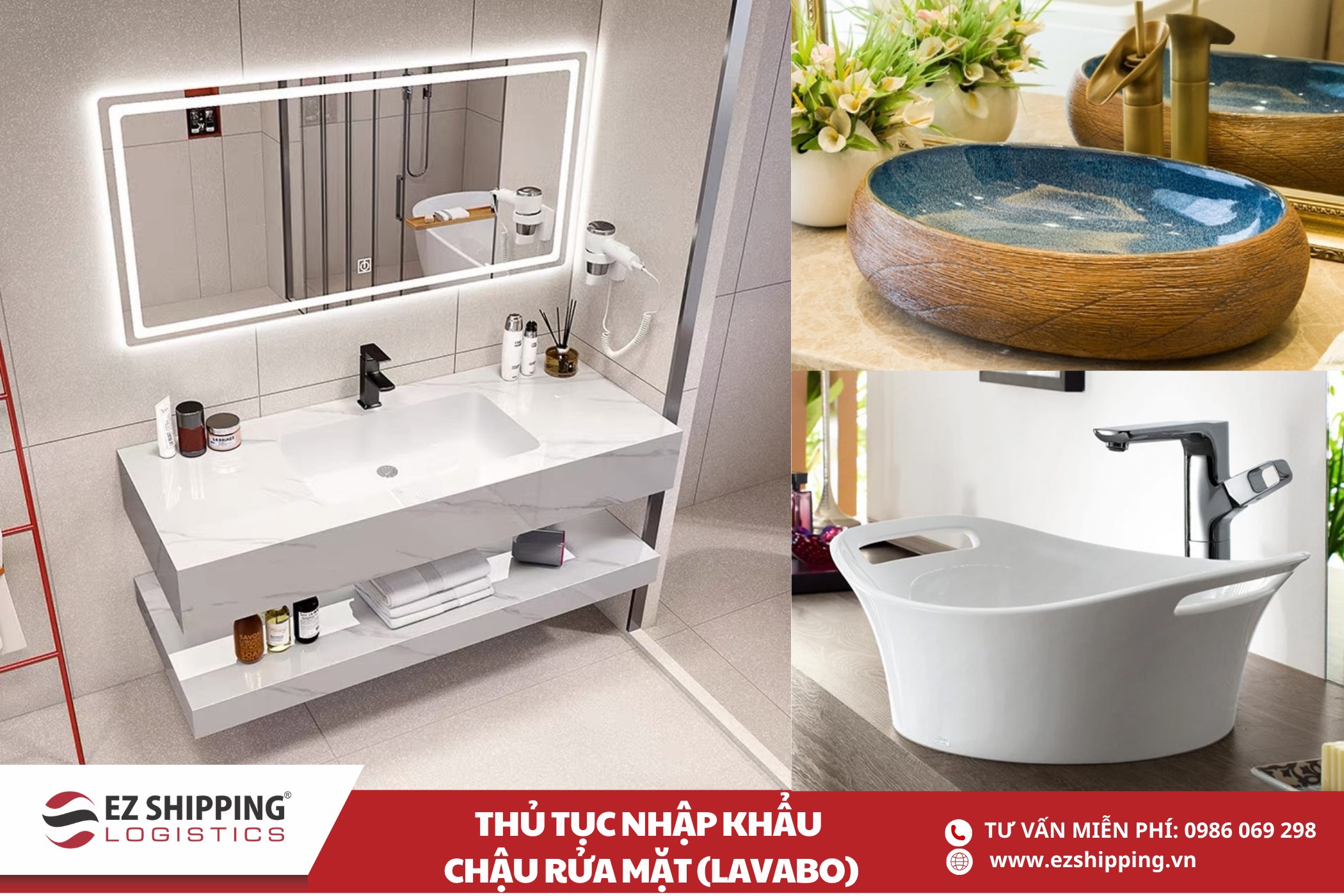 quy trinh va chinh sach nhap khau chau rua mat lavabo