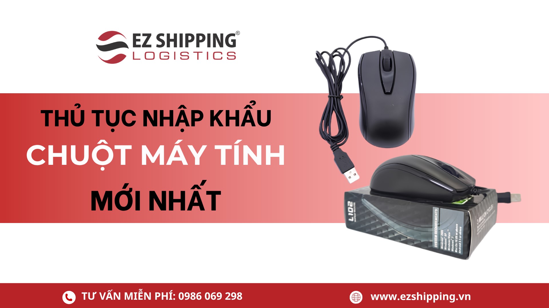 thủ tục nhập khẩu chuột máy tính
