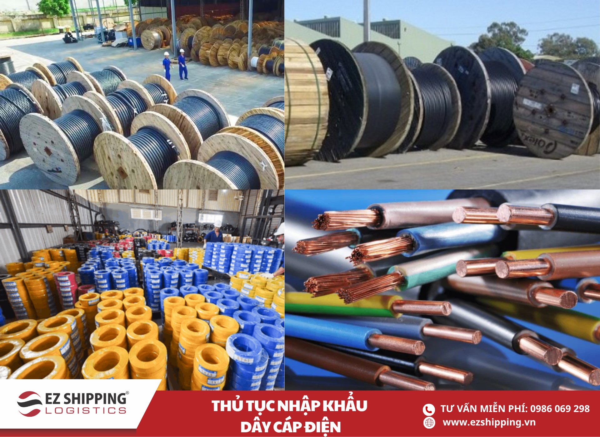 quy trình và chính sách nhập khẩu dây cáp điện