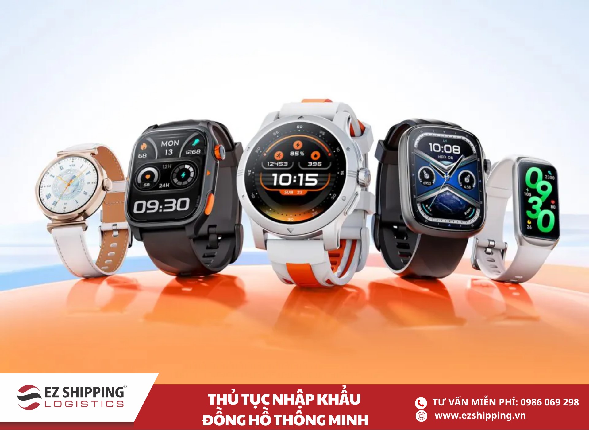 quy trình và chính sách nhập khẩu đồng hồ thông minh
