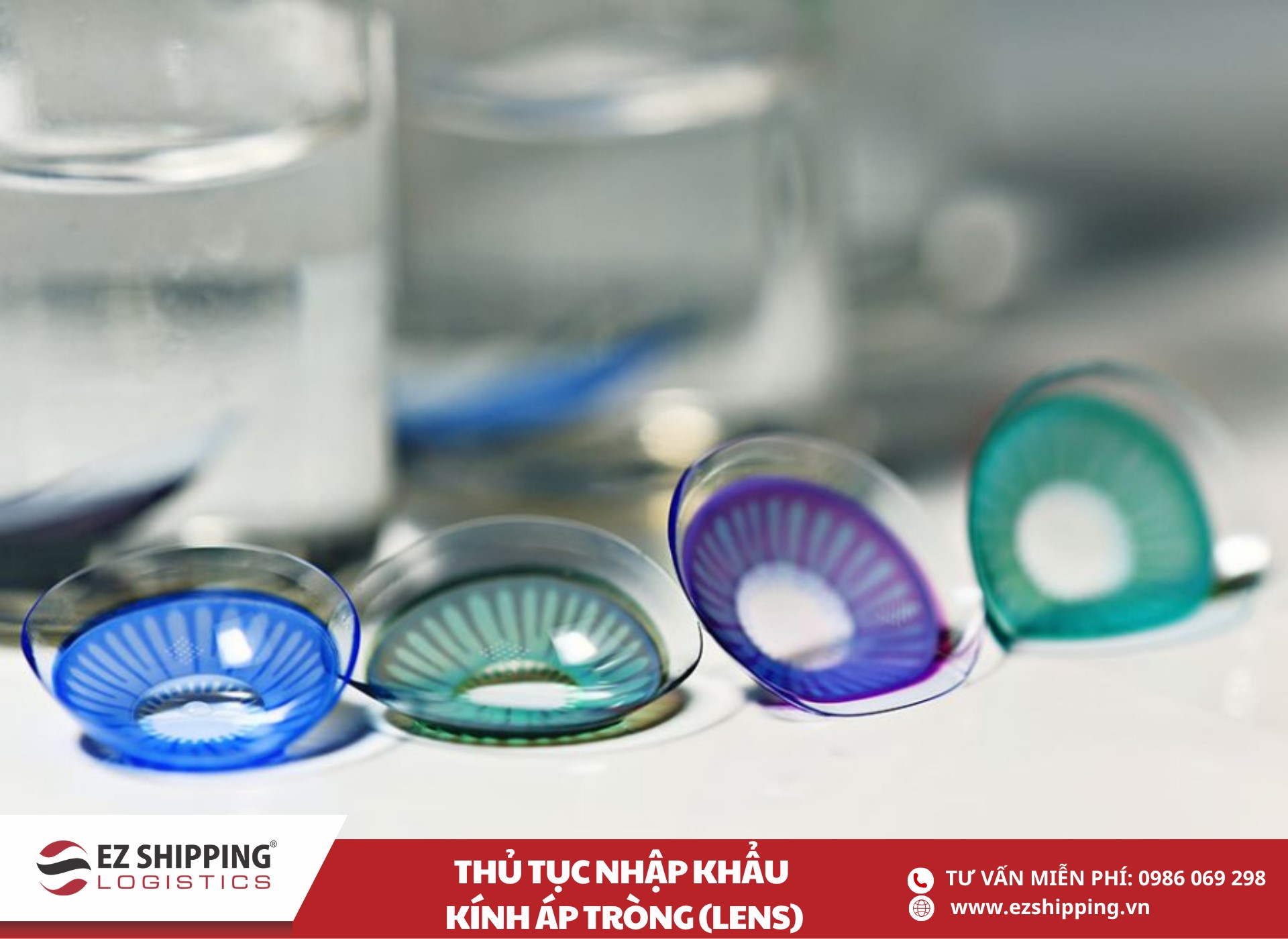 quy trình và chính sách nhập khẩu kính áp tròng