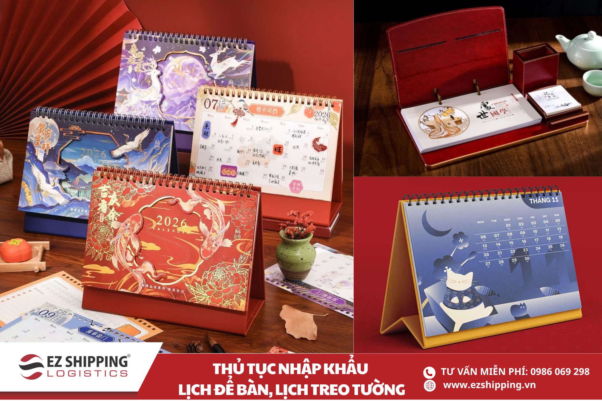quy trinh va chinh sach nhap khau lich de ban lich treo tuong