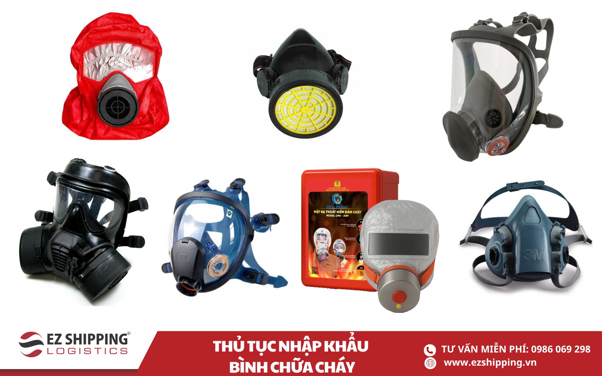 quy trình và chính sách nhập khẩu mặt nạ phòng độc