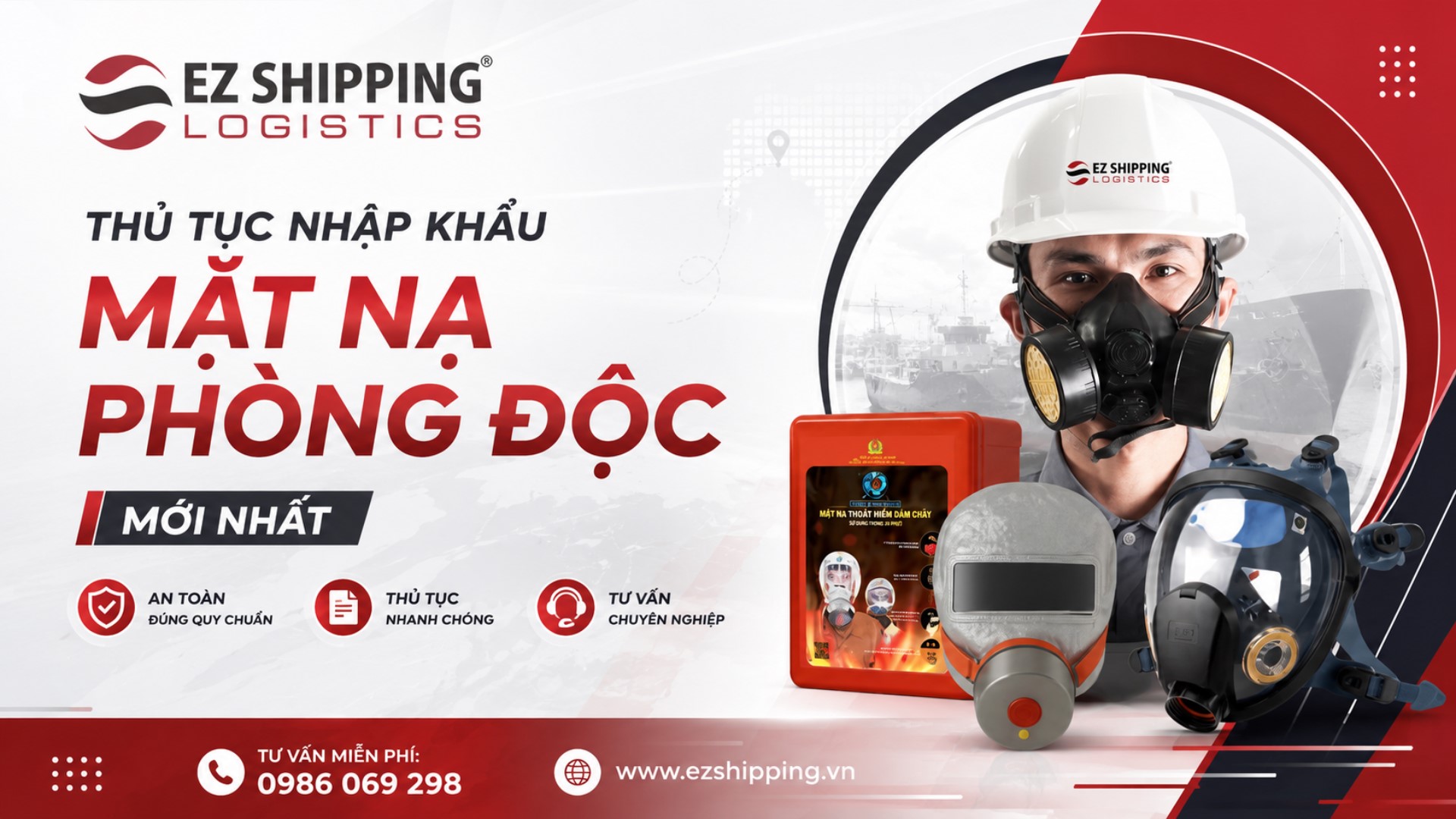 thủ tục nhập khẩu mặt nạ phòng độc mới nhất