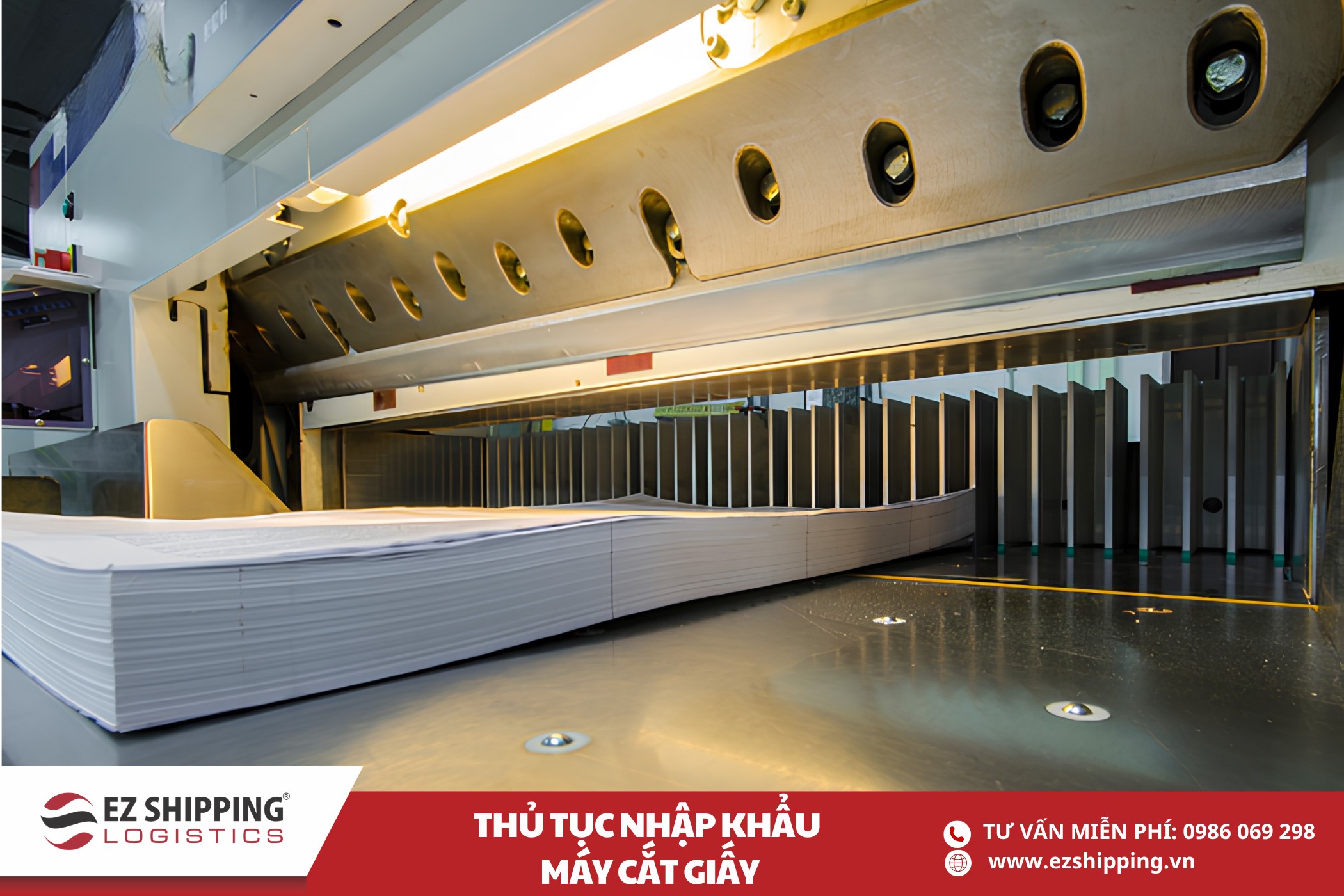 quy trinh va chinh sach nhap khau may cat giay