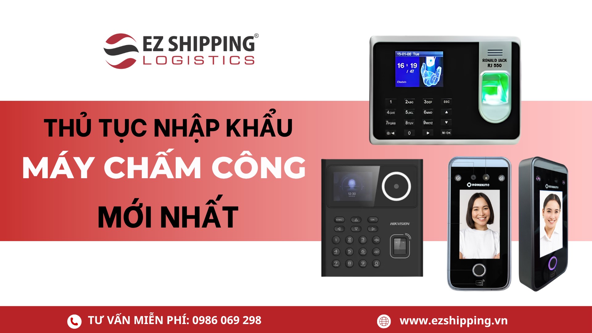 thủ tục nhập khẩu máy chấm công