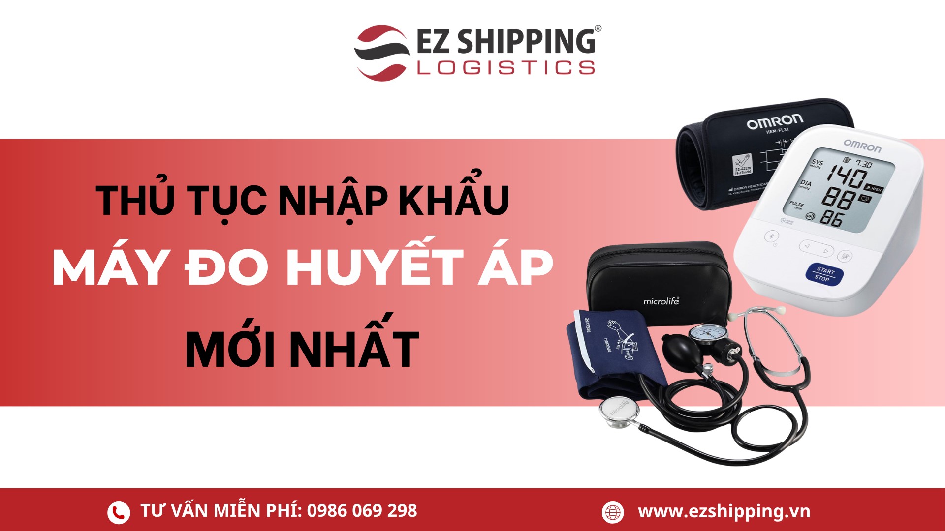 thủ tục nhập khẩu máy đo huyết áp mới nhất