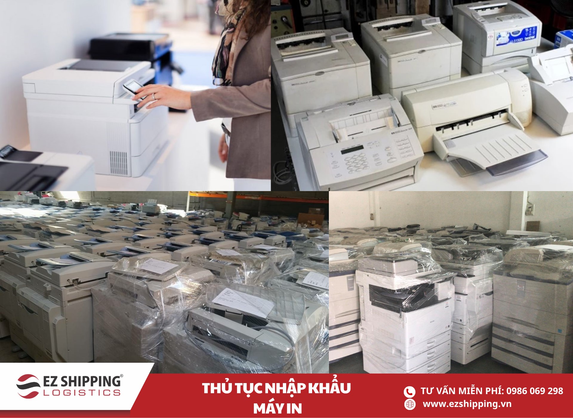 quy trình và chính sách nhập khẩu máy in