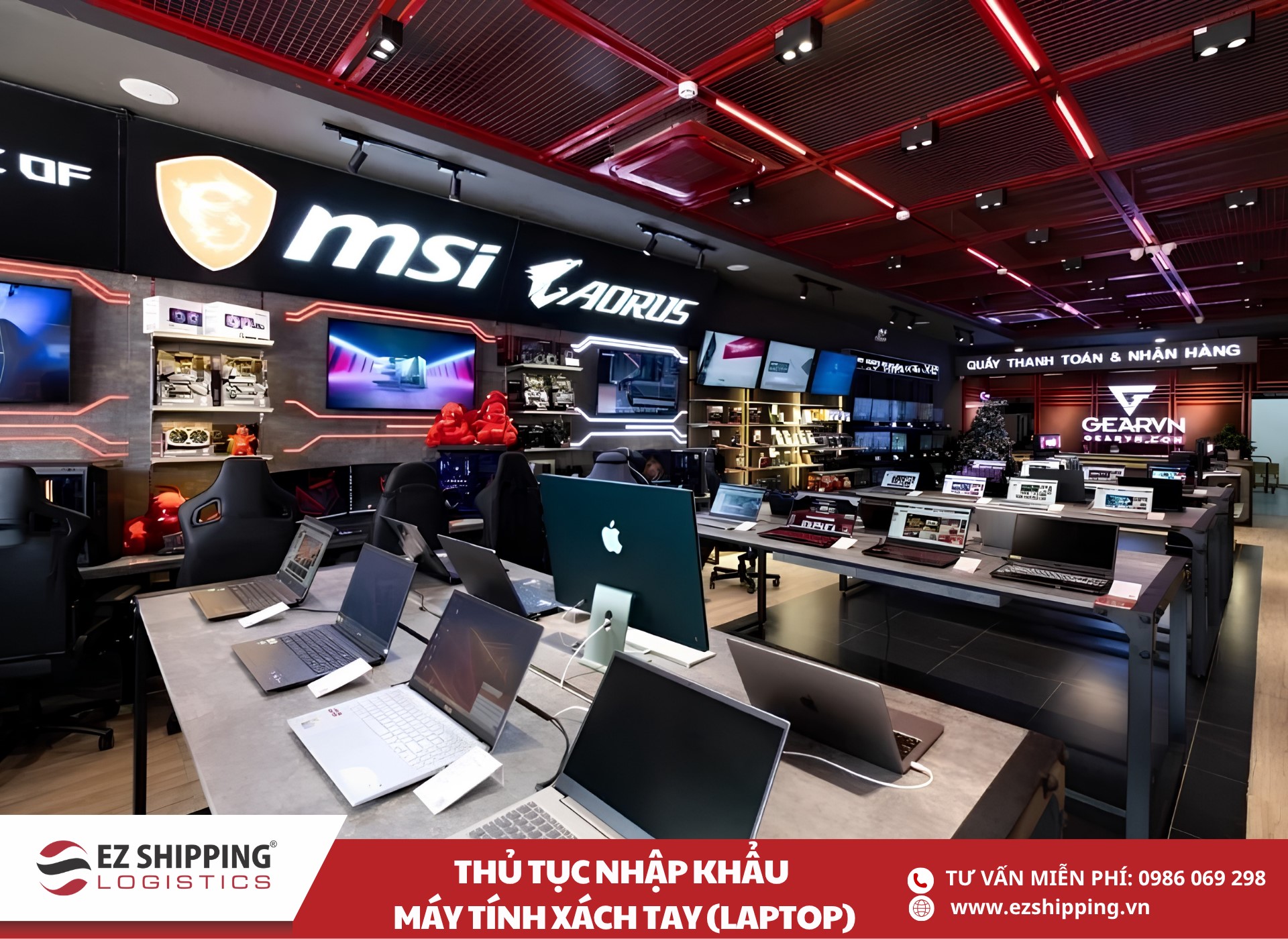 quy trình và chính sách nhập khẩu máy tính xách tay laptop