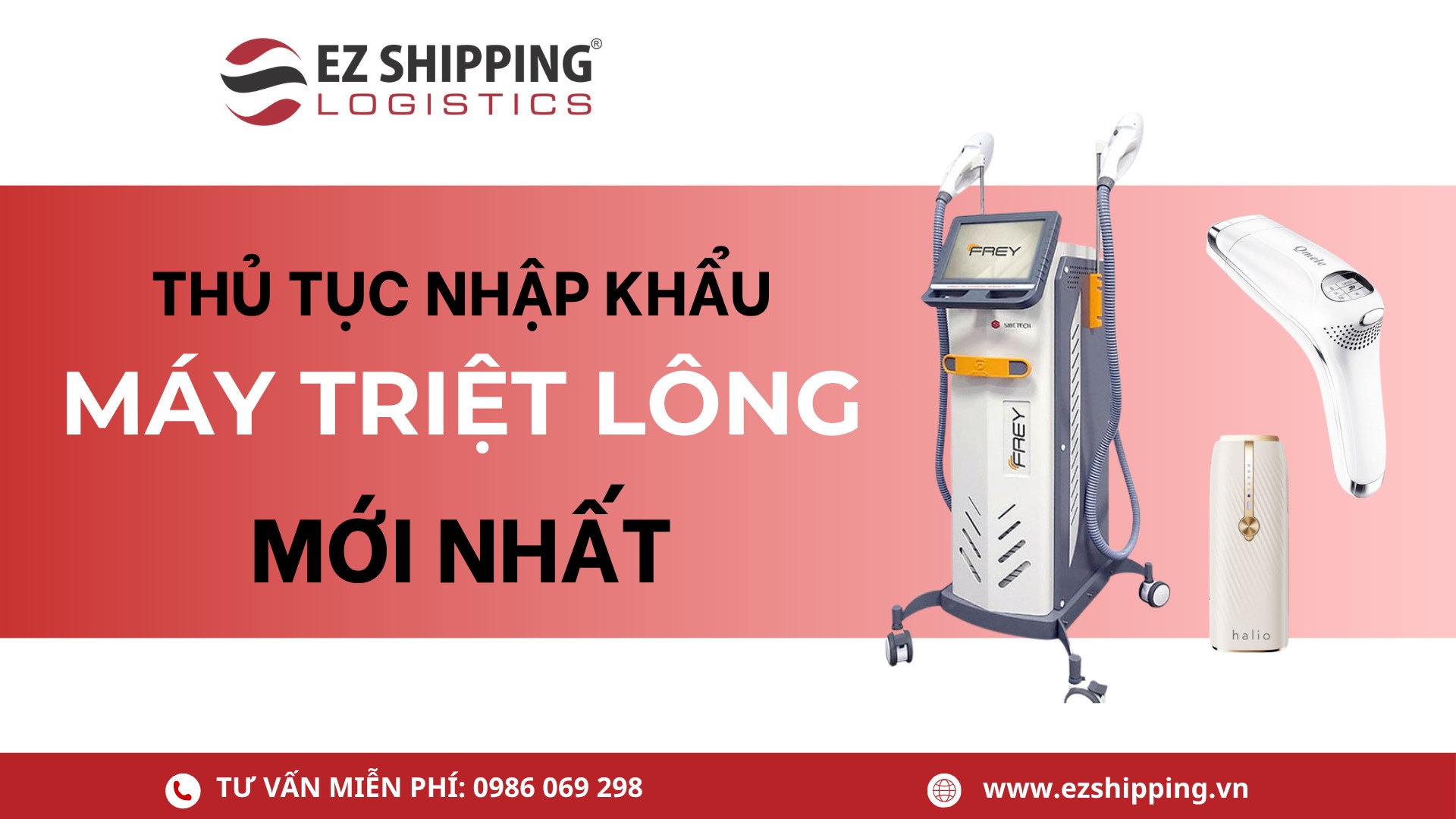 thủ tục nhập khẩu máy triệt lông