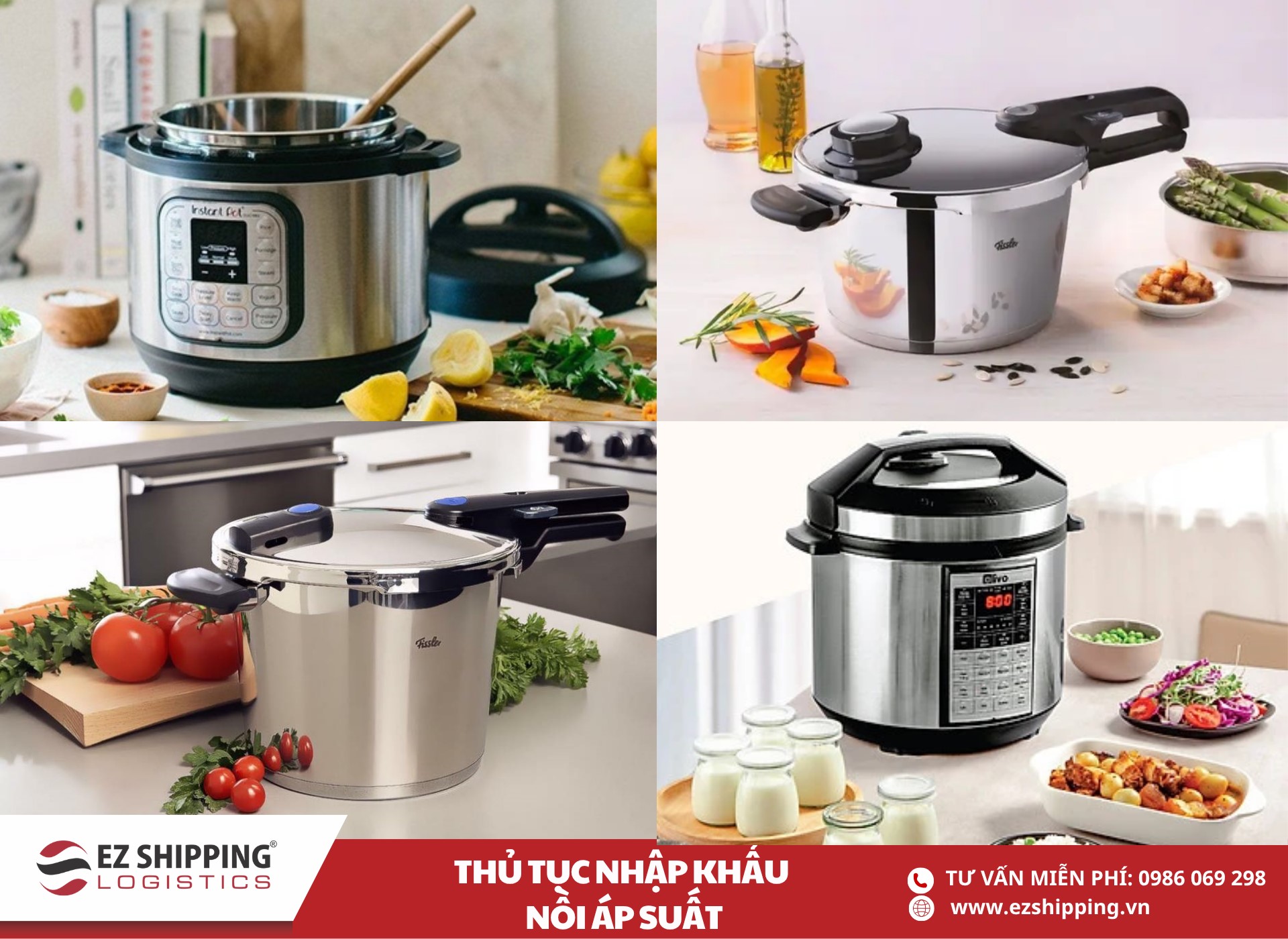 quy trình và chính sách nhập khẩu nồi áp suất