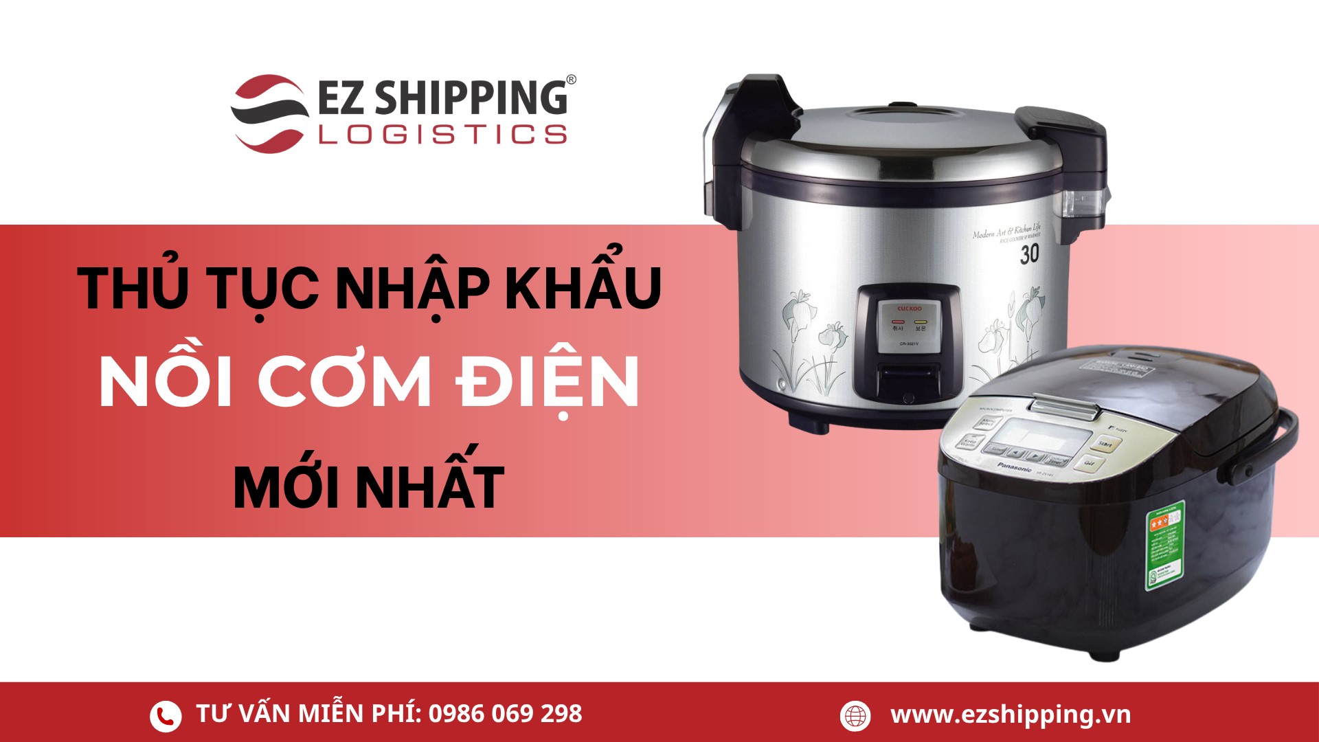 thủ tuc nhập khẩu nồi cơm điện