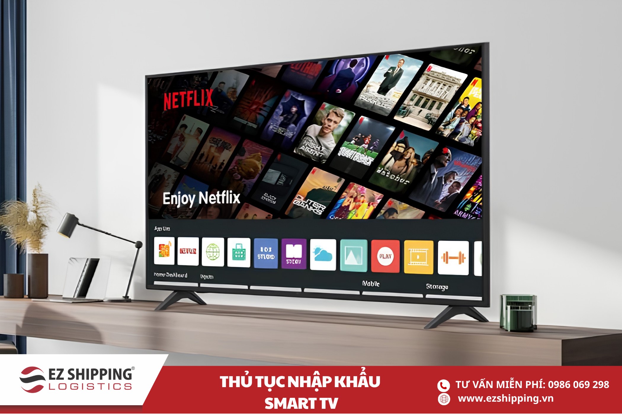 quy trinh va chinh sach nhap khau smart tv ti vi thong minh
