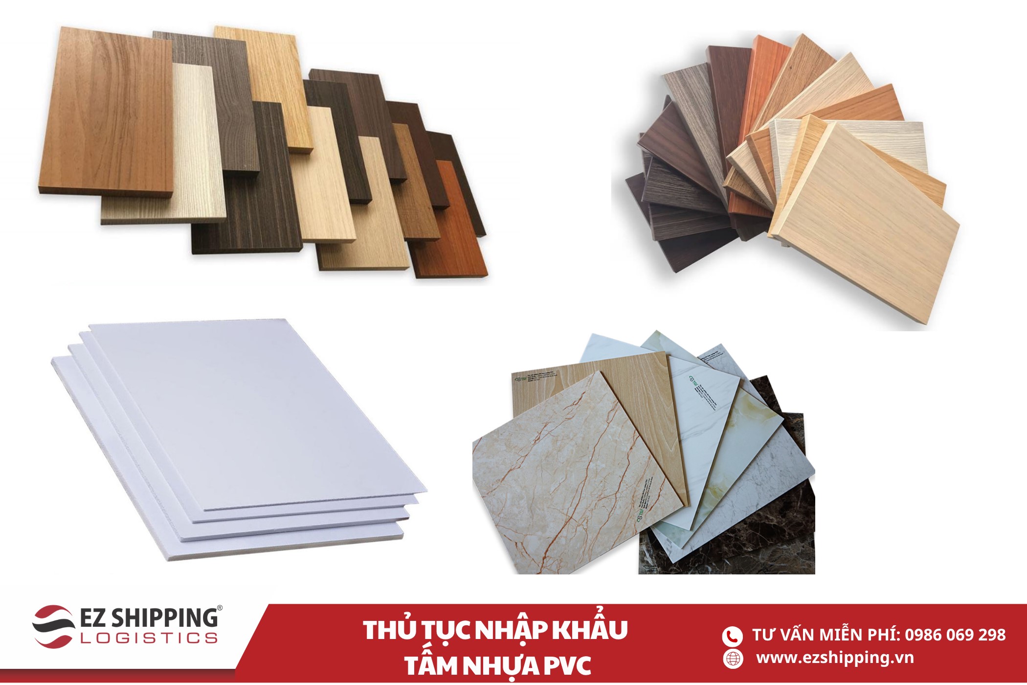 quy trình và chính sách nhập khẩu tấm nhựa PVC