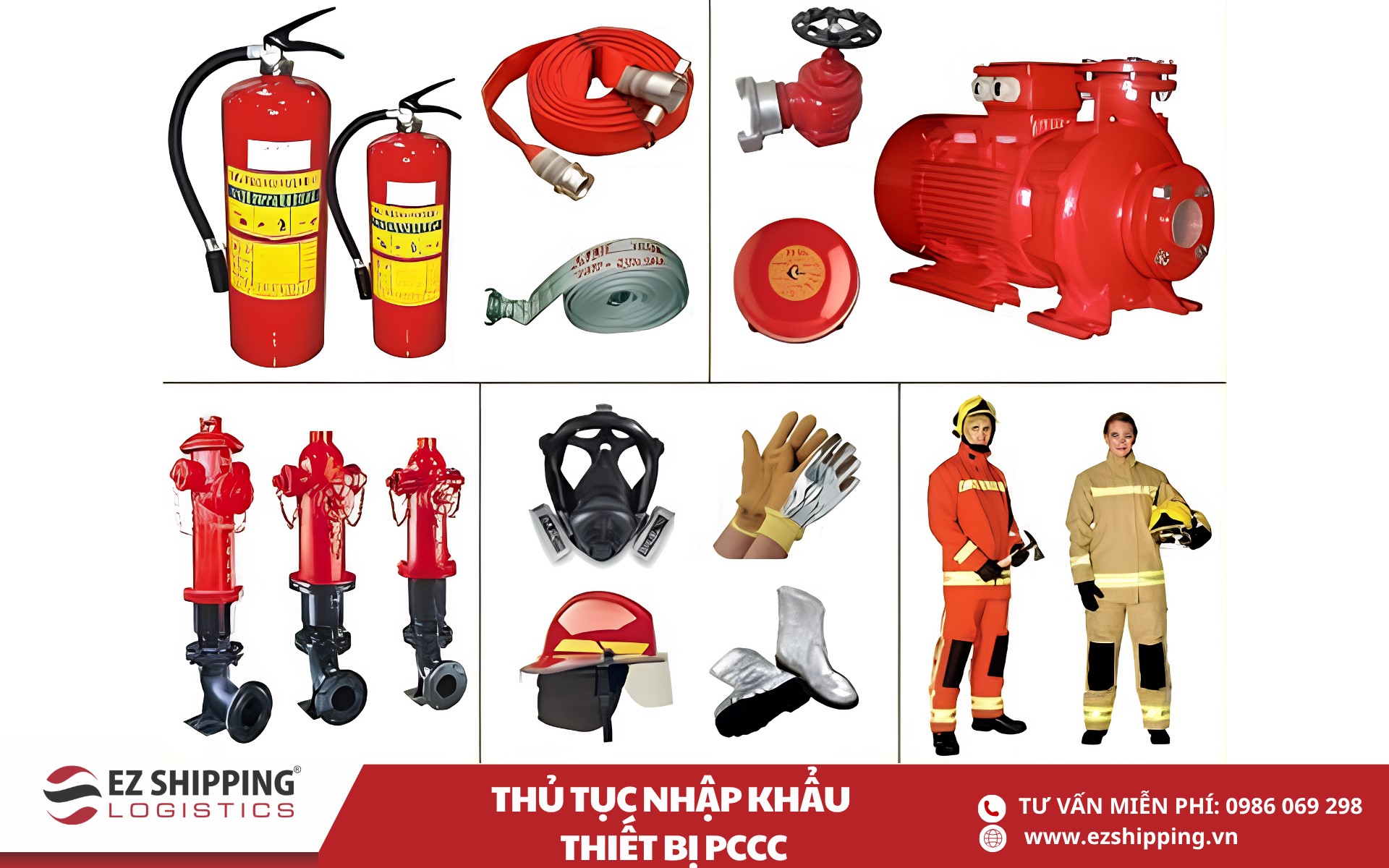 quy trình và chính sách nhập khẩu thiết bị phòng cháy chữa cháy (PCCC)