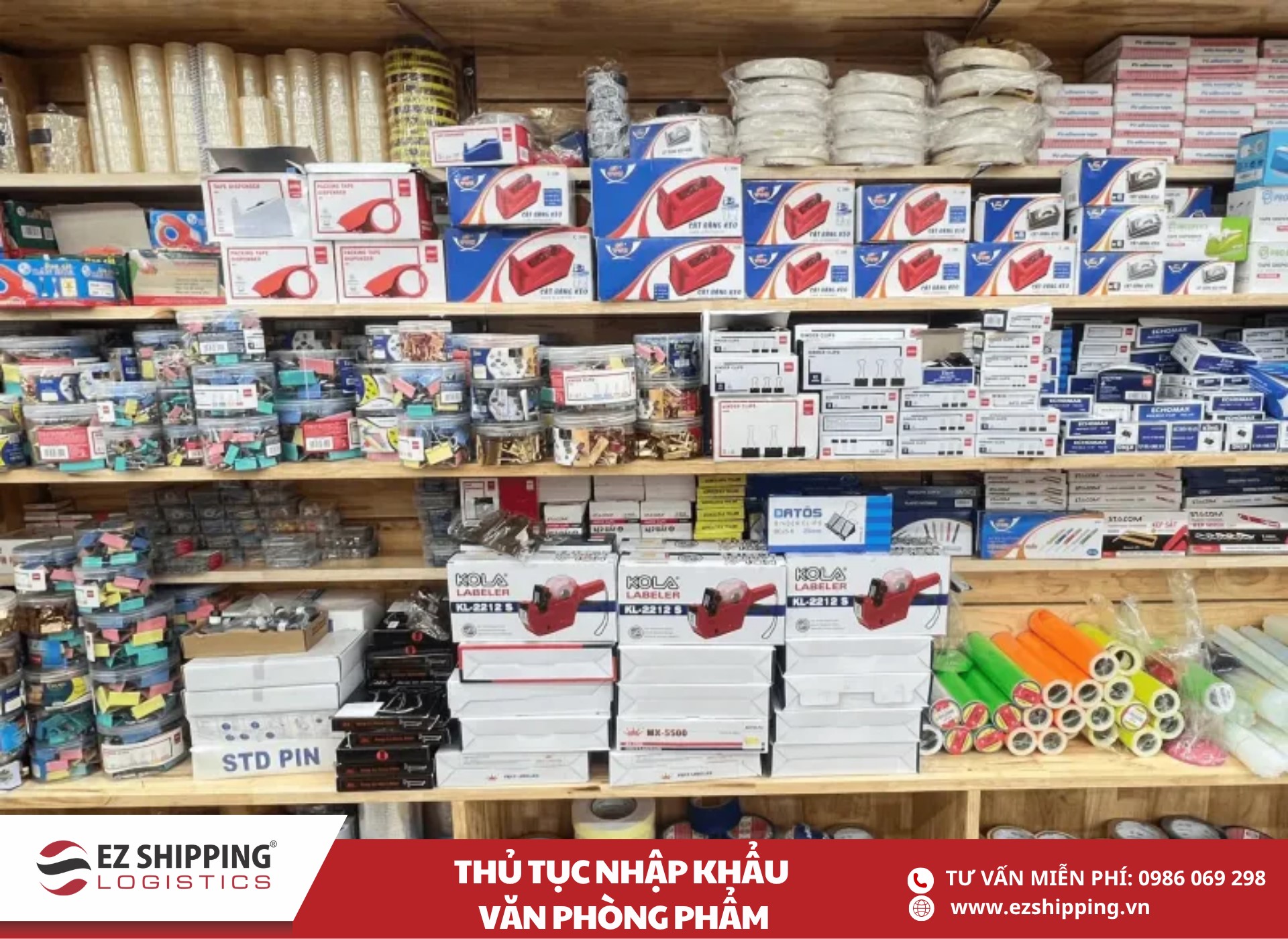 quy trình và chính sách nhập khẩu văn phòng phẩm