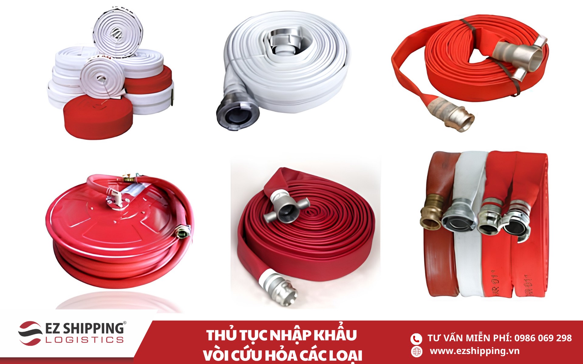quy trình và chính sách nhập khẩu vòi cứu hỏa