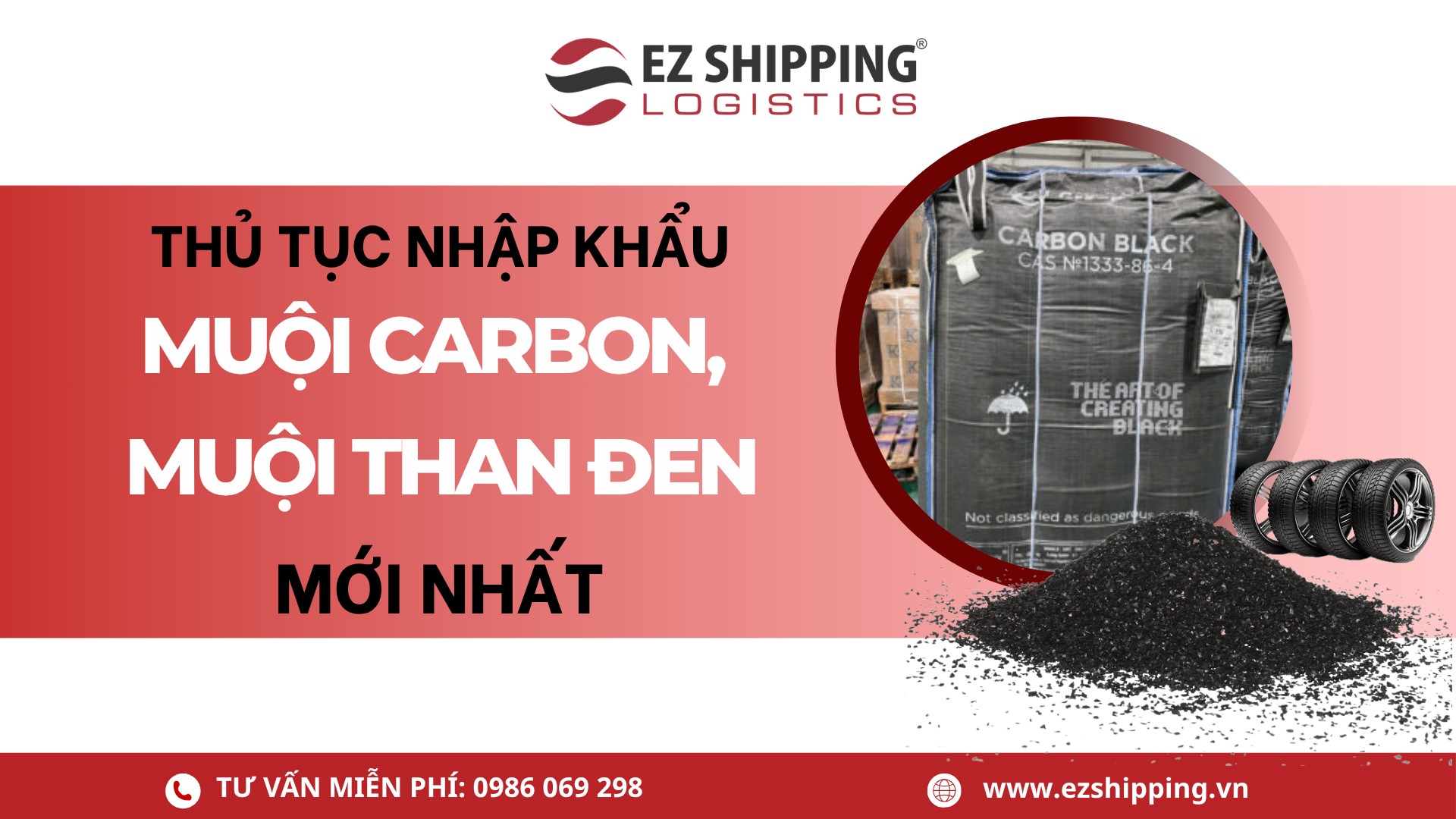 thủ tục nhập khẩu muội carbon, muội than đen